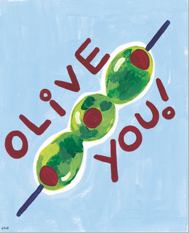 Blue Olive You!