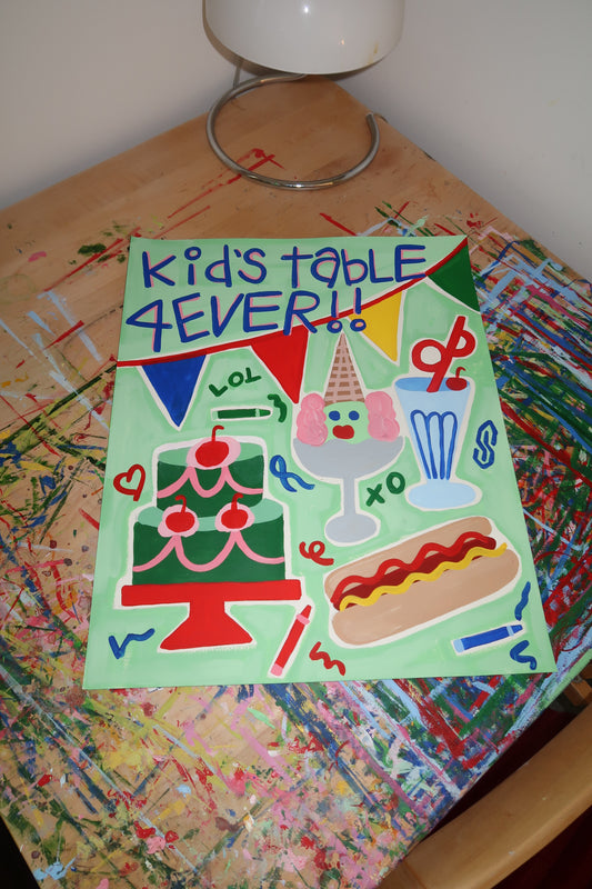 KIDS TABLE FOREVER
