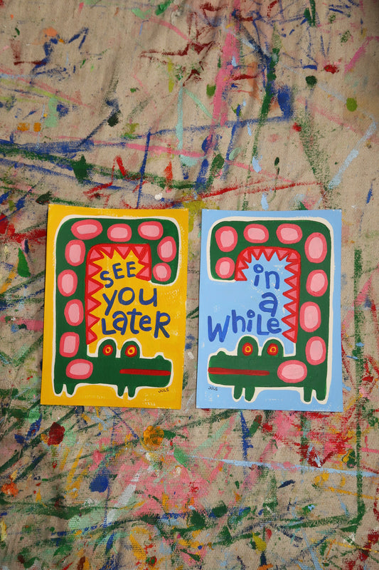 Mini " See you Later" Pair